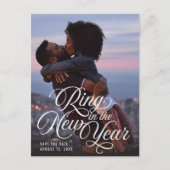 Ring in de Nieuwe Foto van het Jaar sparen de Datu Aankondigingskaart (Voorkant)