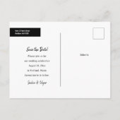 Ring in de Nieuwe Foto van het Jaar sparen de Datu Aankondigingskaart (Achterkant)