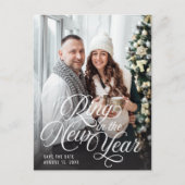 Ring in de Nieuwe Foto van het Jaar sparen de Datu Aankondigingskaart (Voorkant)