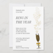 Ring in het Jaar Uitnodiging (Voorkant)