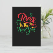 ring in het nieuwe jaar 2001 save the date (Staand voorkant)