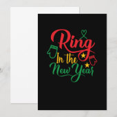 ring in het nieuwe jaar 2001 save the date (Voorkant / Achterkant)