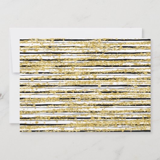 Ring in het nieuwe jaar en hebben een Drink glitte Kaart (Achterkant)