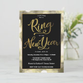 Ring in het nieuwe jaar | Nieuwe jaren Eve Partij Kaart (Staand voorkant)