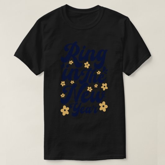 Ring in het nieuwe jaar t-shirt (Design voorkant)