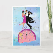 Ring in het nieuwe jaar wenskaart kaart (Voorkant)