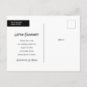 Ring in nieuwjaarsfoto aankondigingskaart (Achterkant)