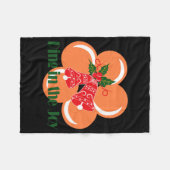 Ring In The Joy Fleece Deken (Voorkant (Horizontaal))