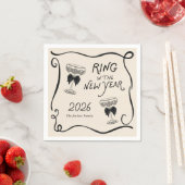 Ring in the New Year Paper Napkin Servet (Insitu)