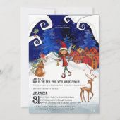 Ring in the New Year with Nordic Charm I Whimsical Kaart (Voorkant)