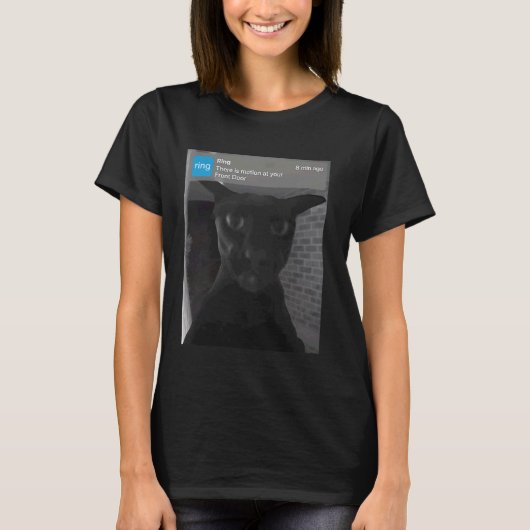 Ring Kat Beweging Meme T-shirt (Voorkant)