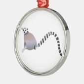 Ring-Knipper Lemur Metalen Ornament (Links)