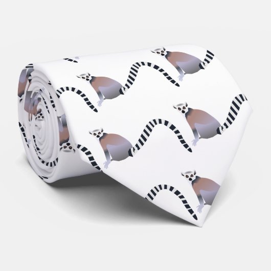 Ring-Knipper Lemur Stropdas (Opgerold)