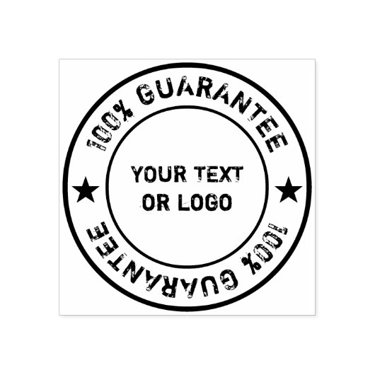 Ring Label & Iconen + uw gebogen & Tekst of teken Rubberstempel (Afrduk)