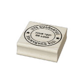 Ring Label & Iconen + uw gebogen & Tekst of teken Rubberstempel (Stempel)