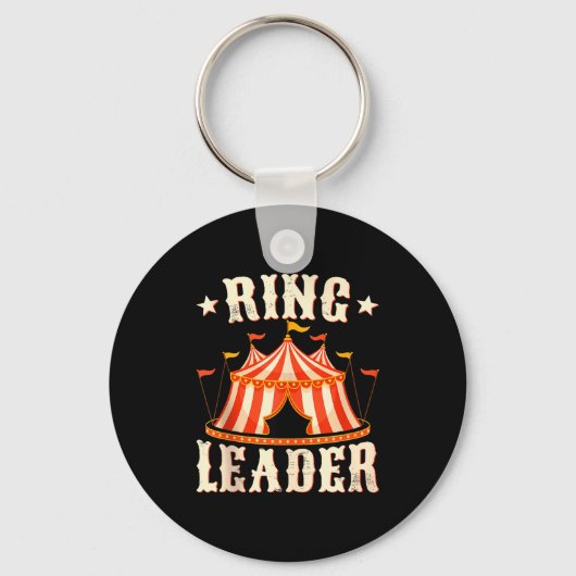 Ring Leader - Circus Lover Ringmaster Circus Party Sleutelhanger (Voorkant)