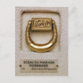 Ring met de verzegeling van General Horemheb Briefkaart (Voorkant)