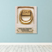 Ring met de verzegeling van General Horemheb Canvas Afdruk (Insitu (Houten vloer))