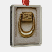 Ring met de verzegeling van General Horemheb Metalen Ornament (Rechts)