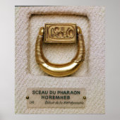 Ring met de verzegeling van General Horemheb Poster (Voorkant)