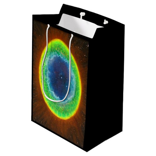 Ring Nebula Gift Bag Medium Cadeauzakje (Achterkant Gekanteld)