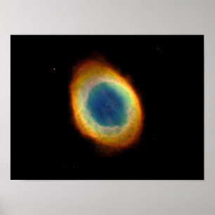 Ring Nebula (Hubble Telescope) Poster