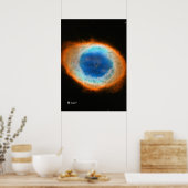 Ring Nebula. M57, NGC 6720 - Poster (Keuken)