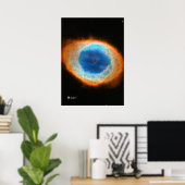 Ring Nebula. M57, NGC 6720 - Poster (Thuiskantoor)