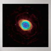 Ring Nebula of NGC 6720 True Shape, ZGOA Poster (Voorkant)