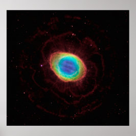 Ring Nebula of NGC 6720 True Shape, ZGOA Poster