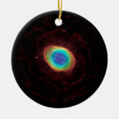 Ring Nebula Space Universe Keramisch Ornament (Voorkant)