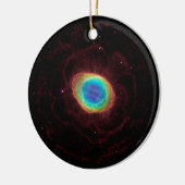 Ring Nebula Space Universe Keramisch Ornament (Links)