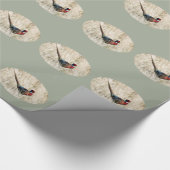 Ring Neck Pheasant in Meadow Cadeaupapier (Hoek)