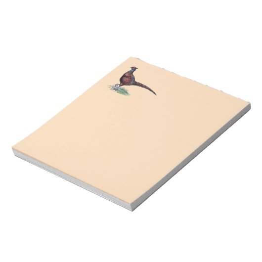 Ring Neck Pheasant Tan Notitieblok (Linkerzijde)
