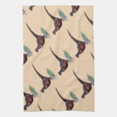  Ring Neck Pheasant Tan Theedoek (Verticaal)