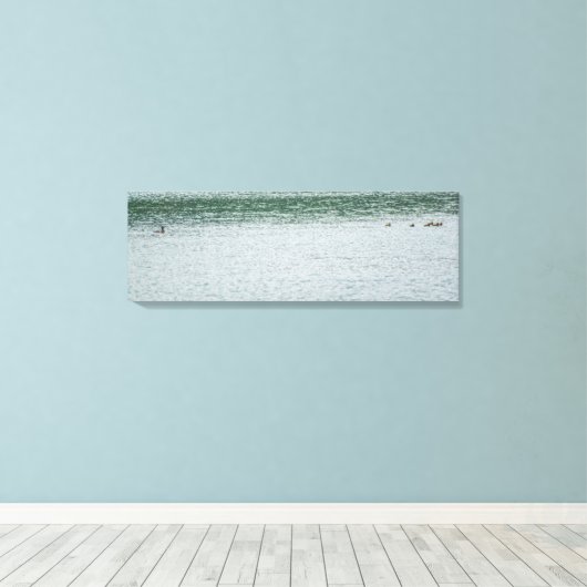 Ring-necked Duck Canvas Afdruk (Insitu (Houten vloer))