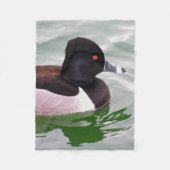 Ring Necked Duck Fleece Deken (Voorkant)