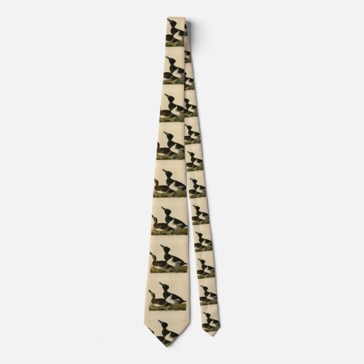 Ring-necked Duck van Audubon's Birds of America Stropdas (Voorkant)