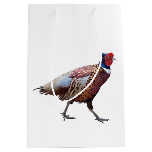 Ring Necked Pheasant Medium Cadeauzakje (Voorkant)