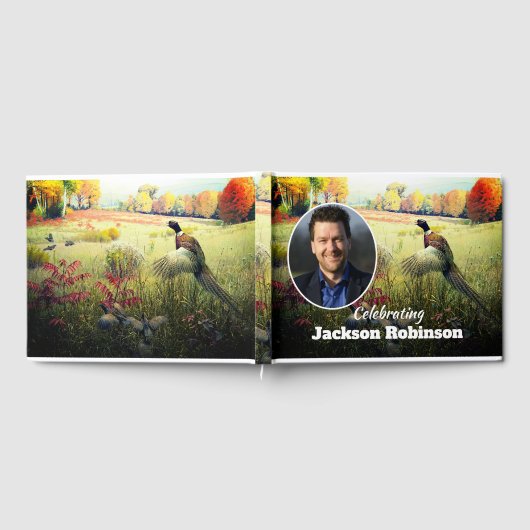 Ring Necked Pheasant Rooster Memorial Gastenboek (Volledig)
