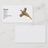 Ring Necked Visitekaartje (Voorkant / Achterkant)