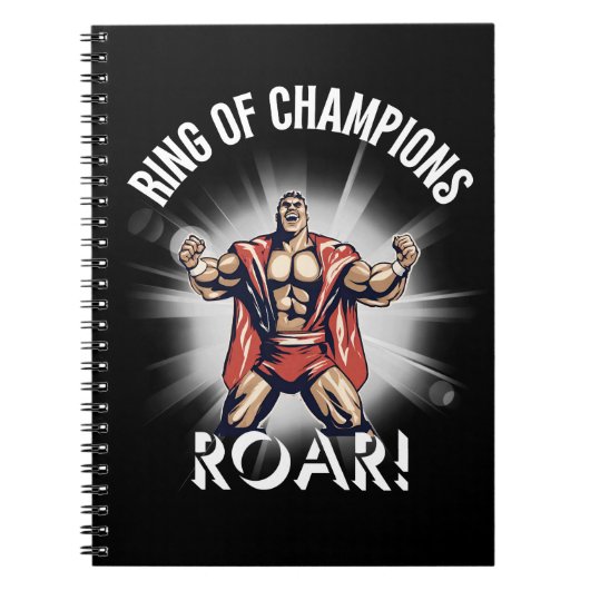Ring of Champions, brullen! Notitieboek (Voorkant)