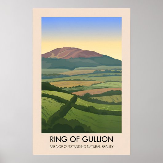 Ring Of Gullion AONB Reisposter Poster (Voorkant)