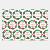 Ring of Holly Jesus Reden voor Seizoen Inpakpapier Vel (Voorkant)