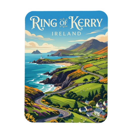 Ring of Kerry Ierland Magneet (Verticaal)