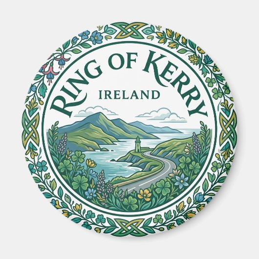 Ring of Kerry Ierland Magneet (Voorkant)