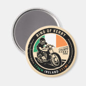 Ring of Kerry Ierland Motorfiets Magneet (Voorkant / Achterkant)