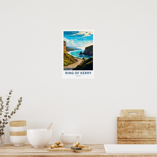 Ring of Kerry Ierland Reisprint Poster (Keuken)