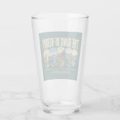 Ring of Kerry Ireland Landmarks Illustration Retro Glas (Achterkant)