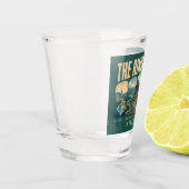Ring of Kerry Ireland Landmarks Illustration Retro Shot Glas (Links)